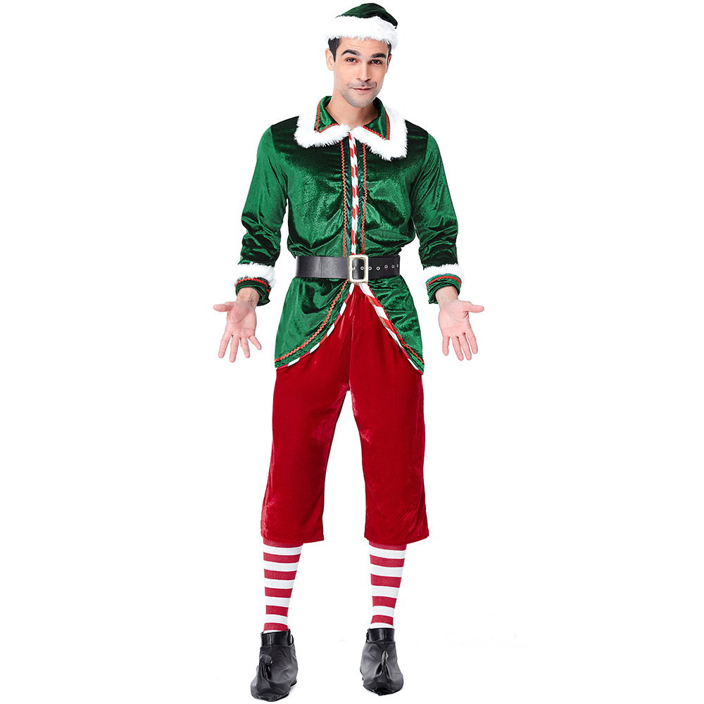 Elf Costume Christmas - Костюм Санта-Клауса для женщин и мужчин,