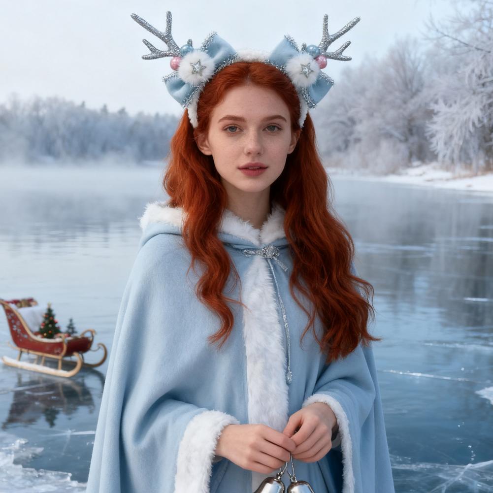 Рождественская повязка на голо – обзор и цена Reindeer Antlers Headband