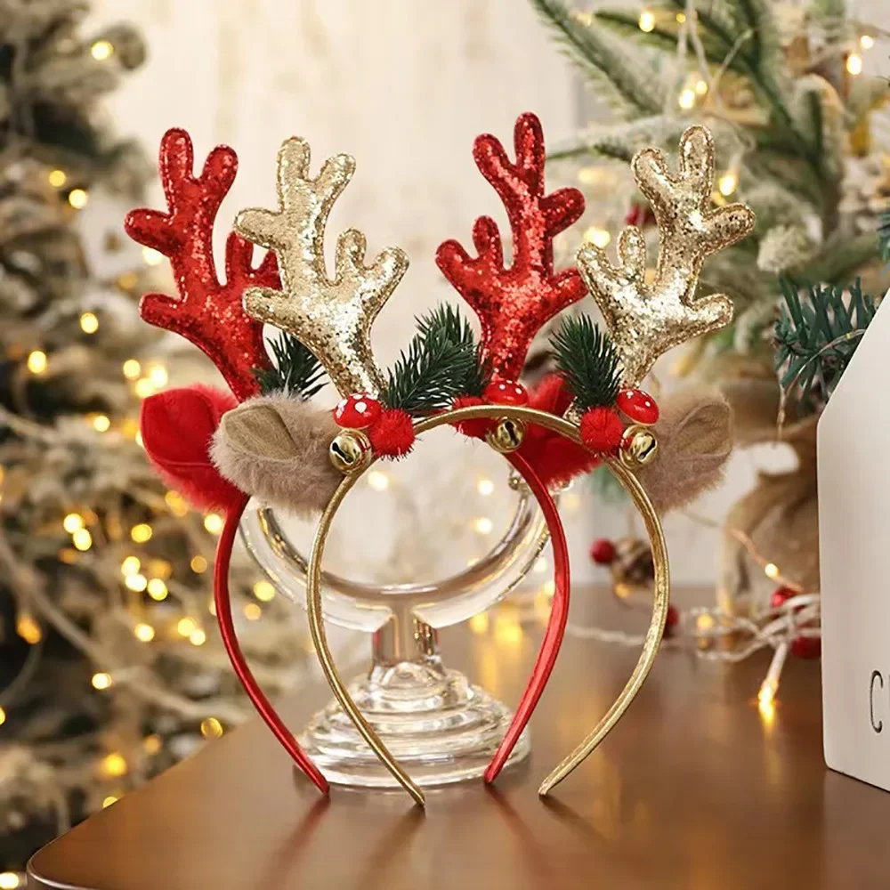 Рождественская блестящая повяз – обзор и цена Reindeer Antlers Headband