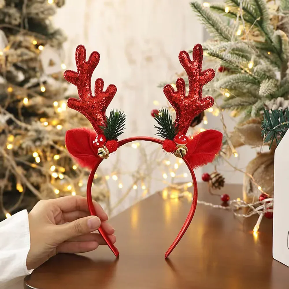 Рождественская блестящая повяз – обзор и цена Reindeer Antlers Headband