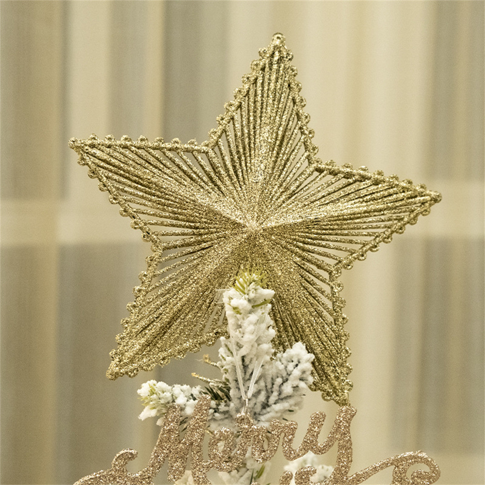 Золотые топперы для рождествен – обзор и цена Star Tree Topper