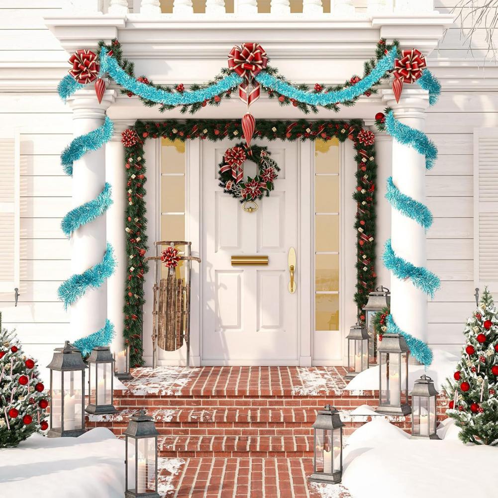Плюшевая новогодняя елочная ги – обзор и цена Tinsel Garland Decoration