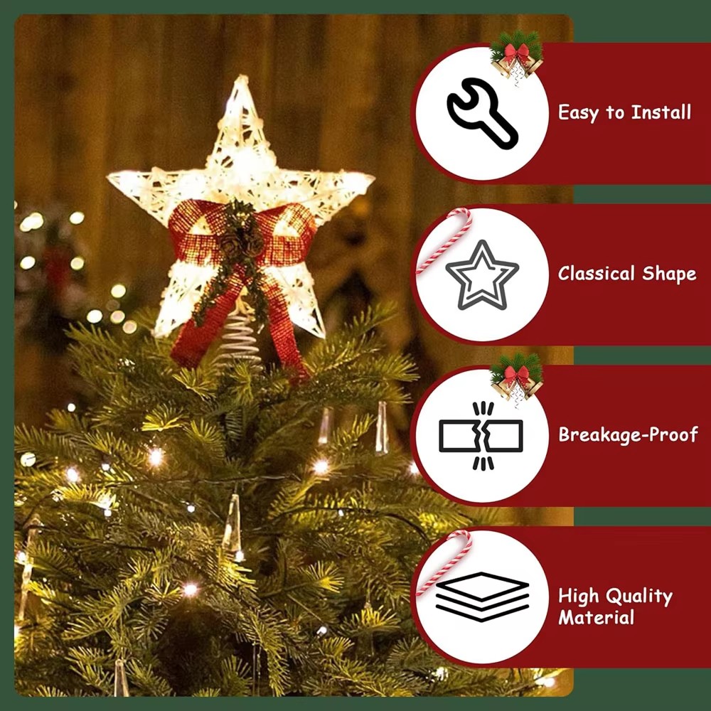 Рождественская елка, светодиод – обзор и цена Star Tree Topper