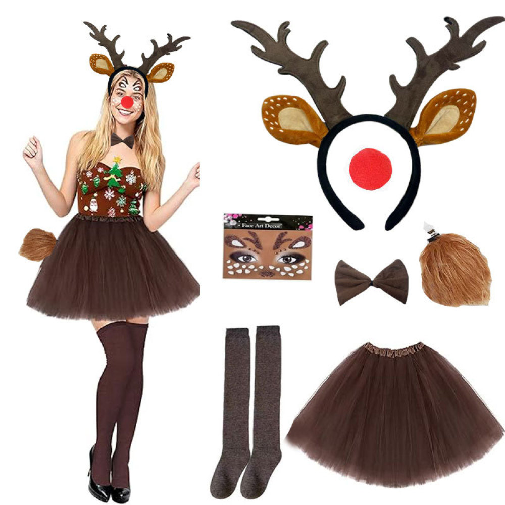 Рождественский ободок с рогами – обзор и цена Reindeer Antlers Headband