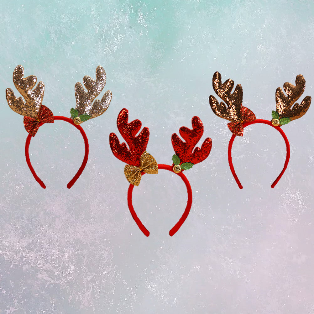 3 шт. рождественских ободков с – обзор и цена Reindeer Antlers Headband