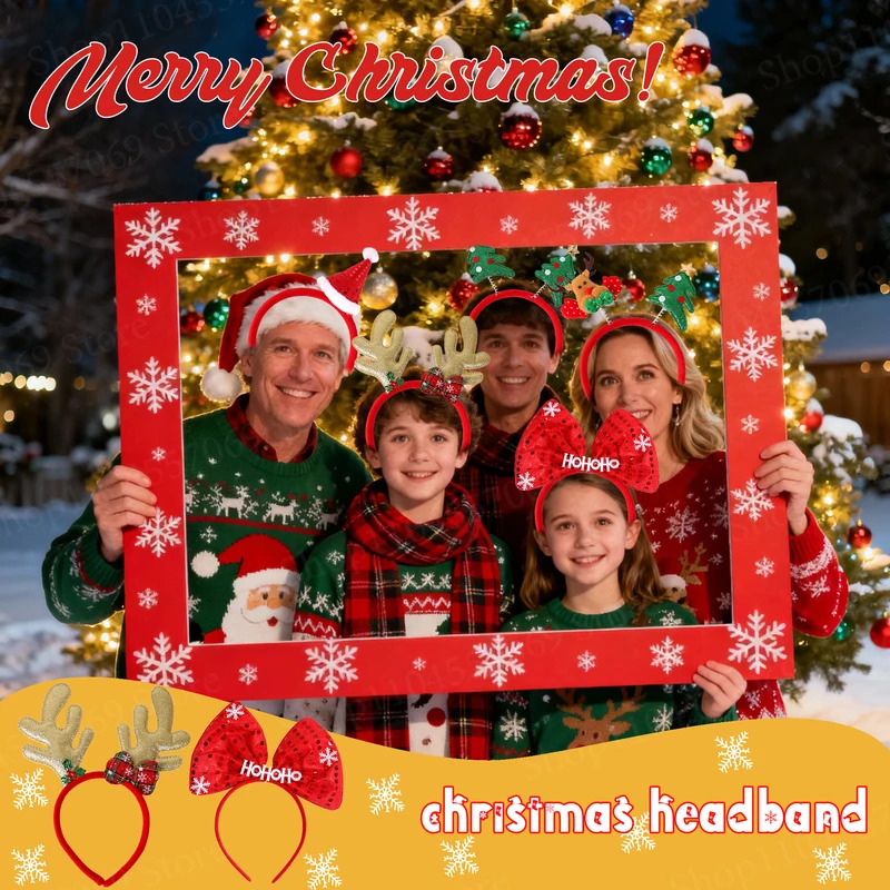 12-120 шт. Рождественская повя – обзор и цена Reindeer Antlers Headband