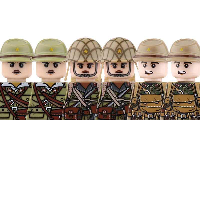 Фигурки японских солдат пехоты – обзор и цена Lego Set City