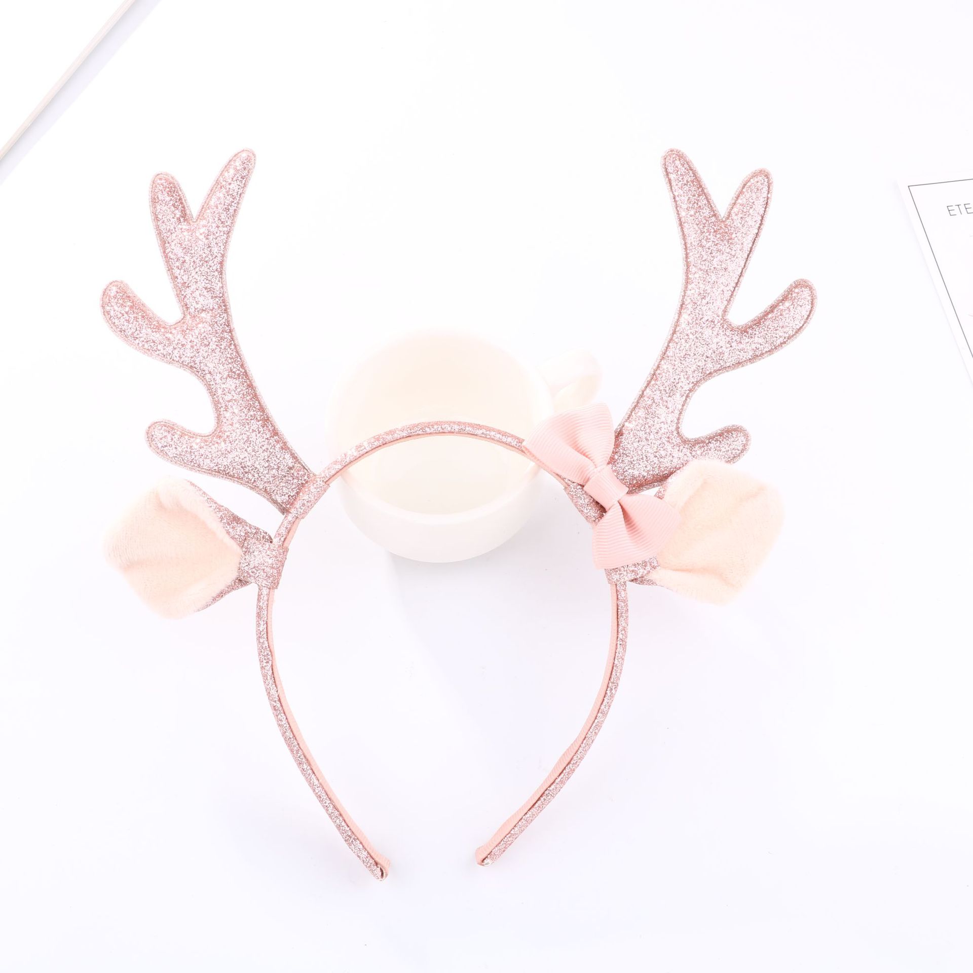 Милая розовая повязка на голов – обзор и цена Reindeer Antlers Headband